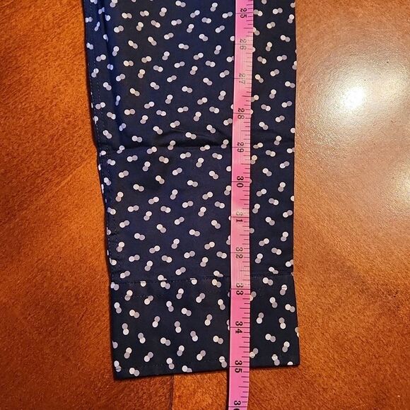 Julian & Mark Long Sleeve Button Down Casual Shirt Large, Blue, White, Grey Dots - Picture 5 of 10